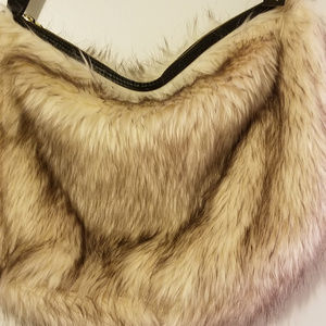 H&M FAUX FUR PURSE